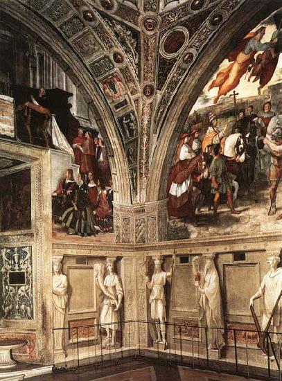 RAFFAELLO Sanzio View of the Stanza di Eliodoro oil painting image